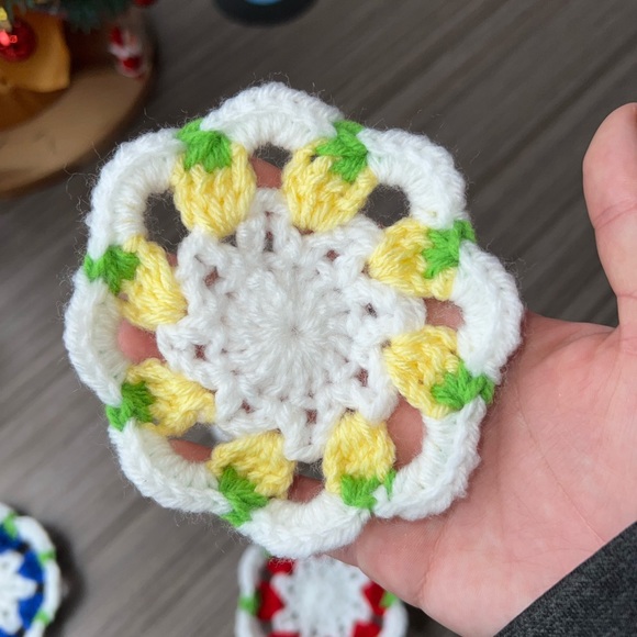 Handmade 🍋🍊 fruit coasters 4 pack - Picture 8 of 8